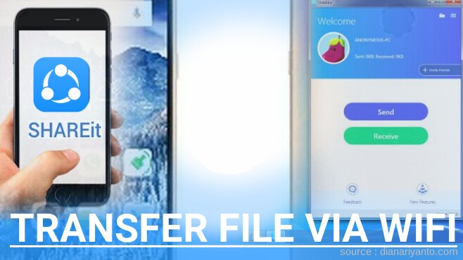 Cara Transfer File via Wifi di Coolpad A9S-9 Menggunakan ShareIt Terbaru