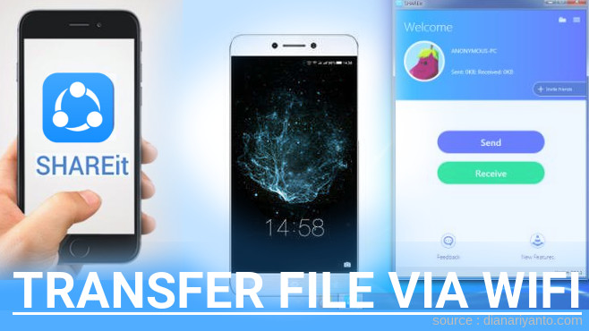 Mengenal Transfer File via Wifi di Coolpad Cool Dual Menggunakan ShareIt Versi Baru