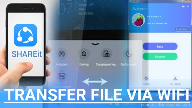 Cara Mudah Transfer File via Wifi di Coolpad E580 Menggunakan ShareIt Terbaru