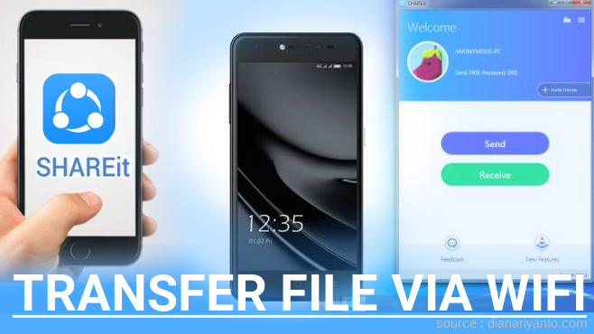 Cara Transfer File via Wifi di Coolpad Fancy 3 Menggunakan ShareIt Terbaru