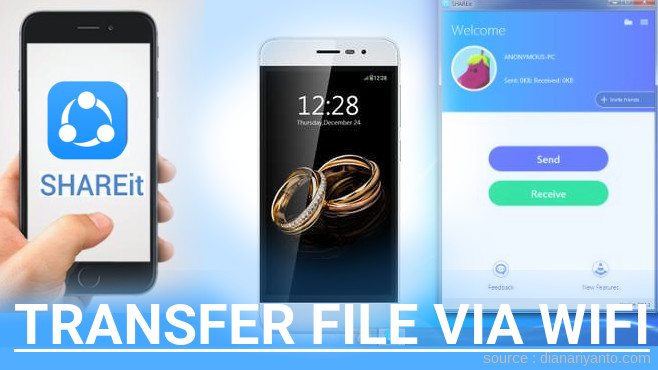 Kirim dan Transfer File via Wifi di Coolpad Fancy Menggunakan ShareIt Terbaru