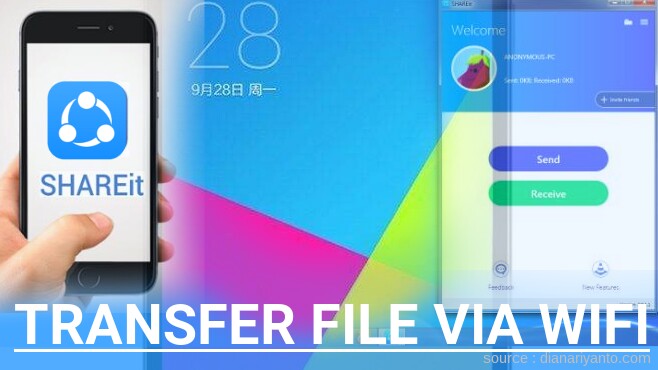 Tutorial Transfer File via Wifi di Coolpad Ivvi K1 Mini Menggunakan ShareIt Versi Baru