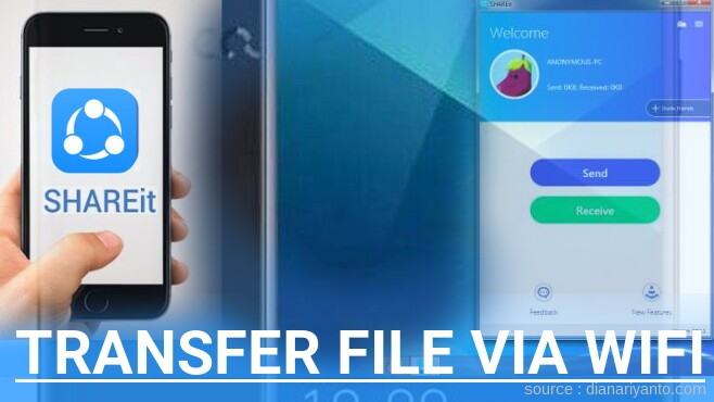 Cara Transfer File via Wifi di Coolpad M7 Menggunakan ShareIt Terbaru