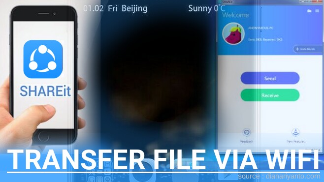 Transfer File via Wifi di Coolpad Max A8 Menggunakan ShareIt Terbaru