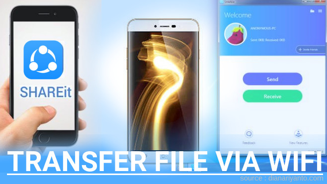 Cara Mudah Transfer File via Wifi di Coolpad Max Lite Menggunakan ShareIt Terbaru