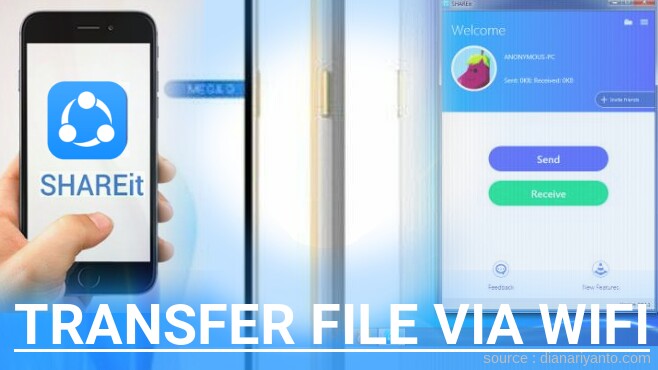 Kirim dan Transfer File via Wifi di Coolpad Mega 3 Menggunakan ShareIt Terbaru