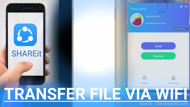 Transfer File via Wifi di Coolpad Note 3 Plus Menggunakan ShareIt Versi Baru