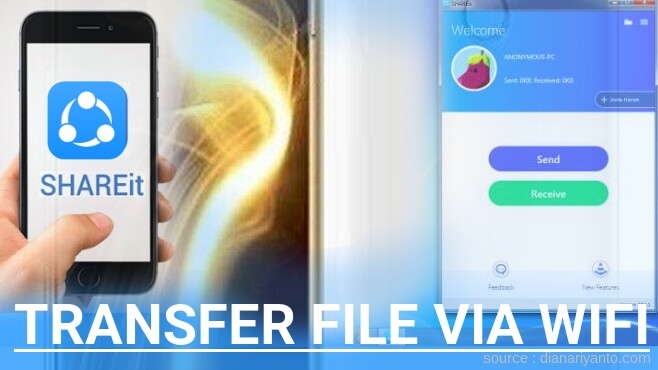 Cara Mudah Transfer File via Wifi di Coolpad Note 3S Menggunakan ShareIt Versi Baru