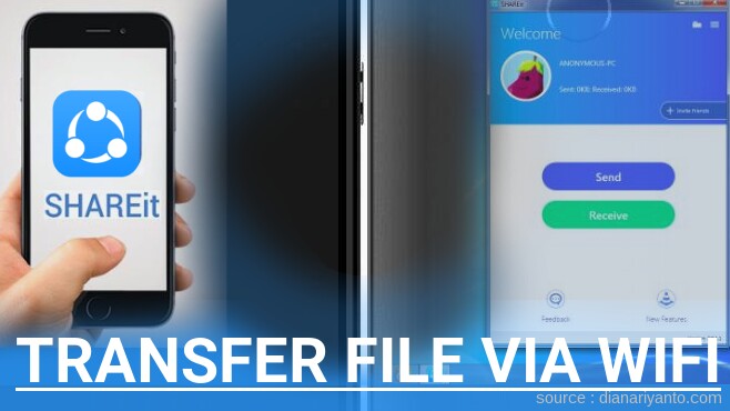 Kirim dan Transfer File via Wifi di Coolpad Note 5 Lite C Menggunakan ShareIt Terbaru