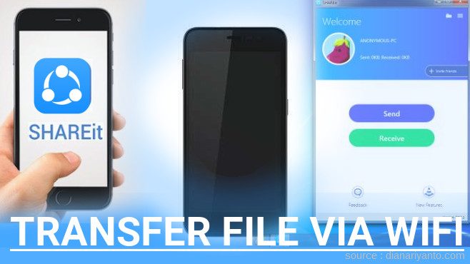 Cara Transfer File via Wifi di Coolpad POWER Menggunakan ShareIt Versi Baru