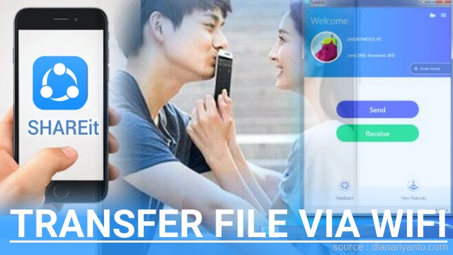 Kirim dan Transfer File via Wifi di Coolpad Sky Mini E560 Menggunakan ShareIt Terbaru