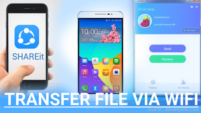 Cara Transfer File via Wifi di Coolpad Sky Menggunakan ShareIt Versi Baru